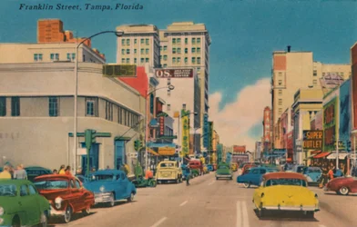 Franklin Street, Tampa, Florida, c1940