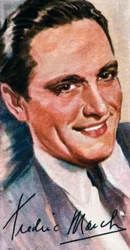 Fredric March, 1897-1975, due volte vincitore del Premio Oscar, attore americano, XX secolo