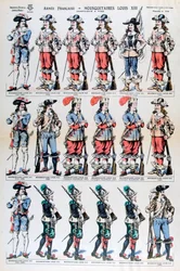 Esercito francese, moschettieri di Luigi XIII