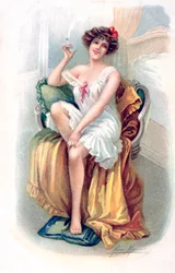 Cartolina francese, c1900