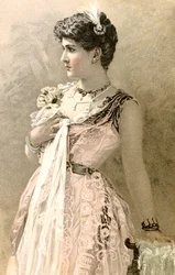 Cartolina francese, c1900