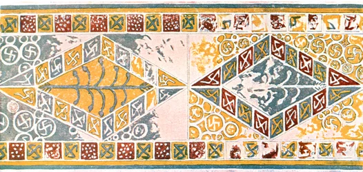 Fregio nella chiesa di Saint-Pierre-de-Clages, Svizzera, 1928
