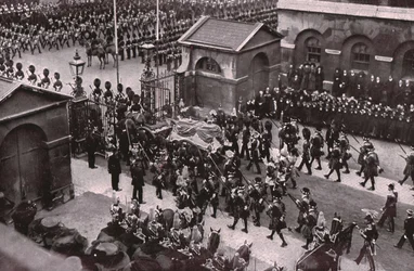 Processione funebre di Re Edoardo VII, Whitehall, Londra, 20 maggio 1910
