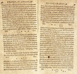Disegni di Galileo dei satelliti di Giove
