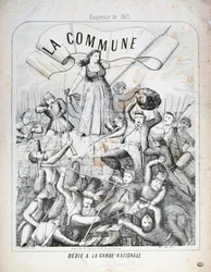 Garde Nationale, Comune di Parigi, 1871