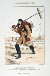 Garde Nationale Sedentaire, Assedio di Parigi, 1870-1871