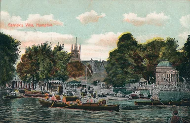 Villa di Garrick, Hampton, c. 1910