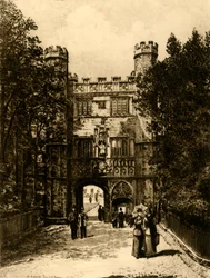 Portale del Trinity College, Cambridge, 1898
