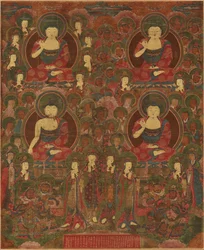 Riunione di quattro Buddha
