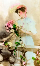 Gaynor Rowlands 1883-1906, attrice inglese, inizio 20° secolo