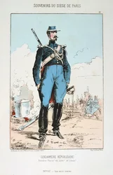 Gendarmeria Repubblicana, Assedio di Parigi, Guerra franco-prussiana, 1870-1871