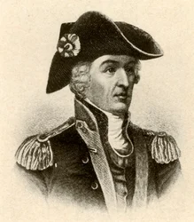 Generale Francis Marion, in cappotto con colletto alto e panciotto, c1770, 1937