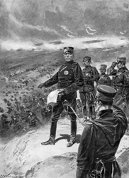 Generale Kuroki, comandante giapponese, guerra russo-giapponese
