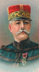 Generale Maurice Sarrail, comandante alleato in Grecia durante la Prima Guerra Mondiale, 1917