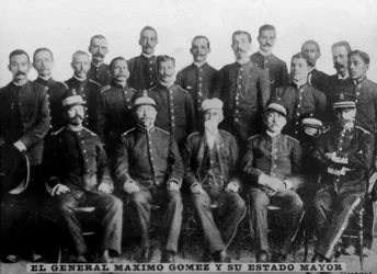 Generale Maximo Gomez e i suoi ufficiali superiori, 1897, anni 1920