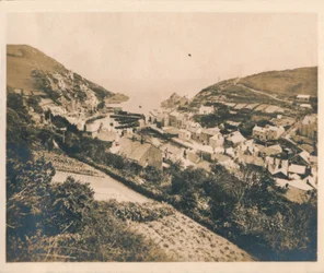 Veduta generale di Polperro, 1927