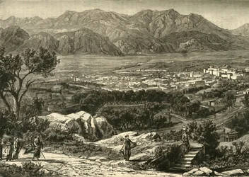 Veduta generale di Sparta, restaurata, 1890
