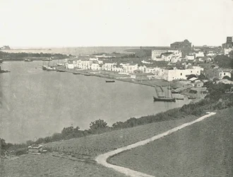 Veduta generale, Brindisi, Italia, 1895