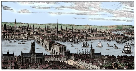 Veduta generale di Londra, 1666, 1909