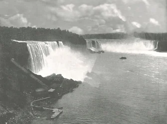 Vista generale delle Cascate del Niagara, 1895