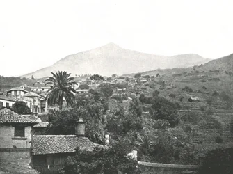 Veduta generale del Pico, Tenerife, Canarie, Spagna