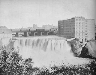 Cascate del Genesee, Rochester, N.Y., c1897