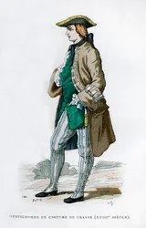 Gentiluomo in costume da caccia, XVIII secolo 1882-1884