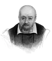 George Buchanan, storico e umanista scozzese del XVI secolo, c1850