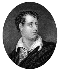 George Gordon Byron, poeta anglo-scozzese e figura di spicco del Romanticismo, 1877