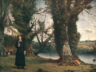 George Herbert a Bemerton, Salisbury, 1860, c1902