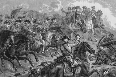 Giorgio II a Dettingen, 27 giugno 1743