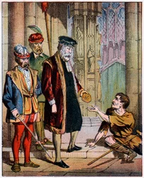 George Wishart, riformatore e martire scozzese del XVI secolo, metà del XIX secolo