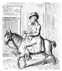 Georgey su un cavallo a bastone, 1796