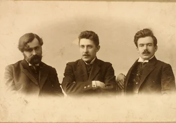 Georgy Chulkov, Vasili Milioti e Genrich Tasteven, scrittori russi, 1900s