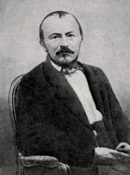 Gerard de Nerval, poeta francese, 1855