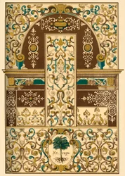 Soffitto e pittura murale rinascimentale tedesca, 1898