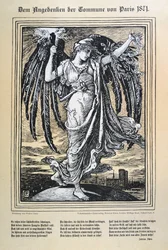 Allegoria tedesca della Comune di Parigi, 1871