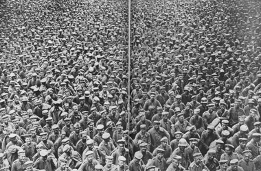 Prigionieri tedeschi catturati dalla 3ª e 4ª Armata britannica, Somme, Francia, 21-22 agosto 1918