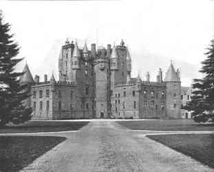 Castello di Glamis, Forfar, Scozia, 1894
