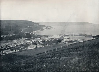 Glenarm - La città e il porto, 1895