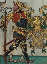 Goffredo di Buglione dal Livro do Ameiro-Mor, 1509