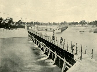 Diga di Goulburn, Wahring, 1901
