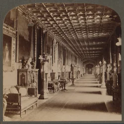 Grande Corridoio, Castello di Windsor, Inghilterra, c1910