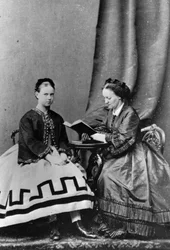 Granduchessa Maria Alexandrovna di Russia con Anna Tyutcheva