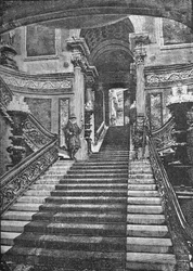 Grande scalinata, Buckingham Palace, 1890