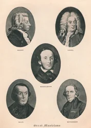 Grandi musicisti - Tavola IV., 1895