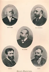 Grandi musicisti - Tavola VIII