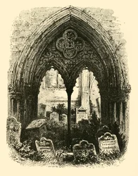 Grande portale, Abbazia di Crowland, 1890