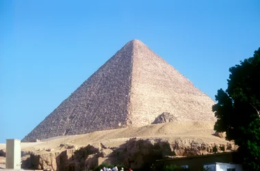 Grande Piramide di Cheope a Giza, Egitto, IV dinastia, Antico Regno, XXVI secolo a.C.