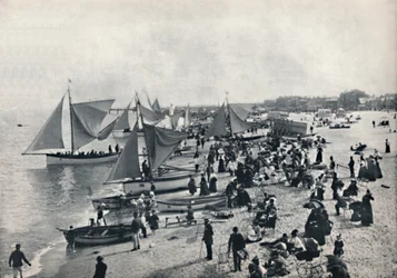Great Yarmouth - Una scena tipica sulla spiaggia